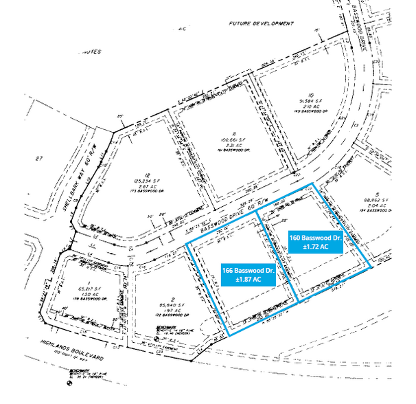 166 Basswood Dr, Savannah, GA à vendre - Plan cadastral - Image 2 de 2