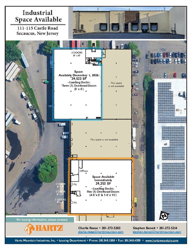 111-115 Castle Rd, Secaucus, NJ for lease Floor Plan- Image 1 of 1