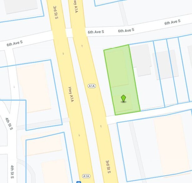 615 3rd St S, Jacksonville Beach, FL à louer - Plan cadastral - Image 3 de 3