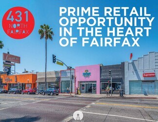 Plus de détails pour 431 N Fairfax Ave, Los Angeles, CA - Commerce de détail à louer