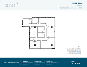 2805 Dallas Pkwy, Plano, TX à louer Plan d’étage- Image 1 de 1