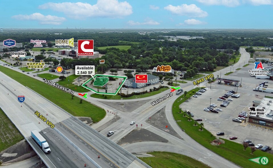 3885 Interstate 10 S, Beaumont, TX for lease - Aerial - Image 3 of 4