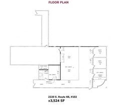 2200 E Route 66, Glendora, CA for lease Floor Plan- Image 2 of 2