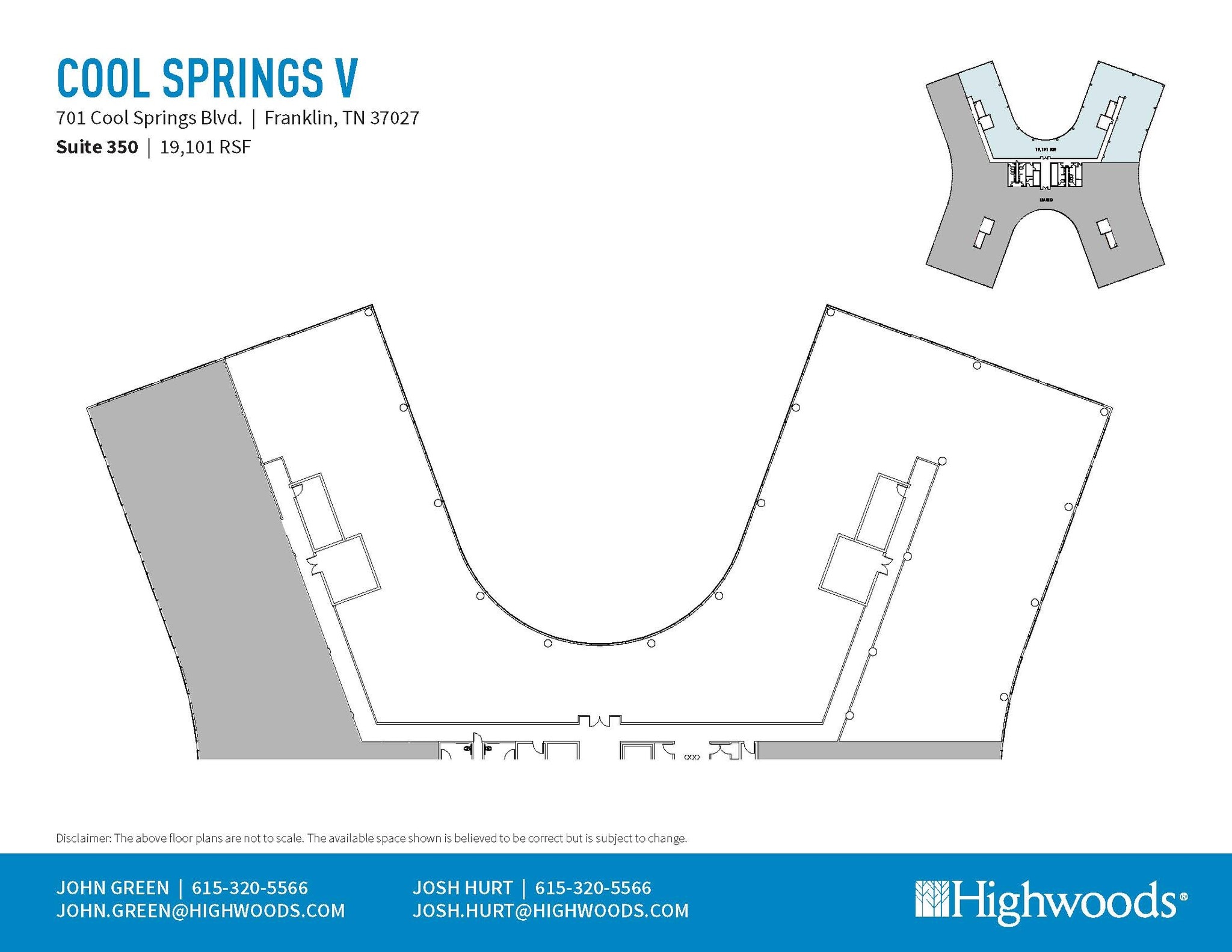 701 Cool Springs Blvd, Franklin, TN for lease Floor Plan- Image 1 of 1