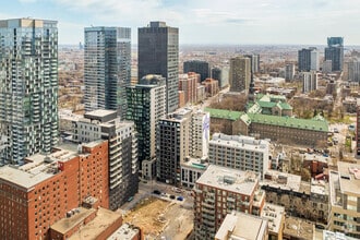 1190 Rue Mackay, Montréal, QC - Aérien Vue de la carte