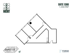 12221 Merit Dr, Dallas, TX à louer Plan d’étage- Image 1 de 1