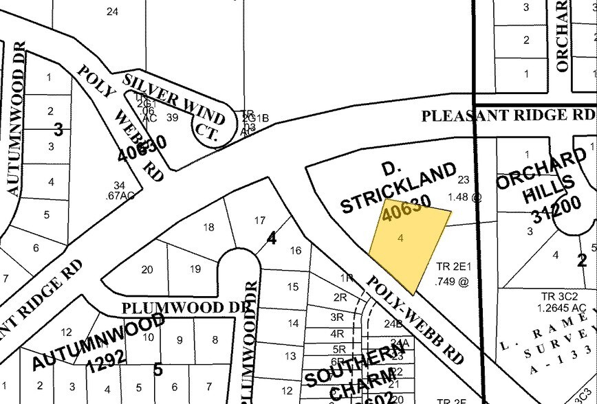 6409 W Poly Webb Rd, Arlington, TX à vendre - Plan cadastral - Image 2 de 25