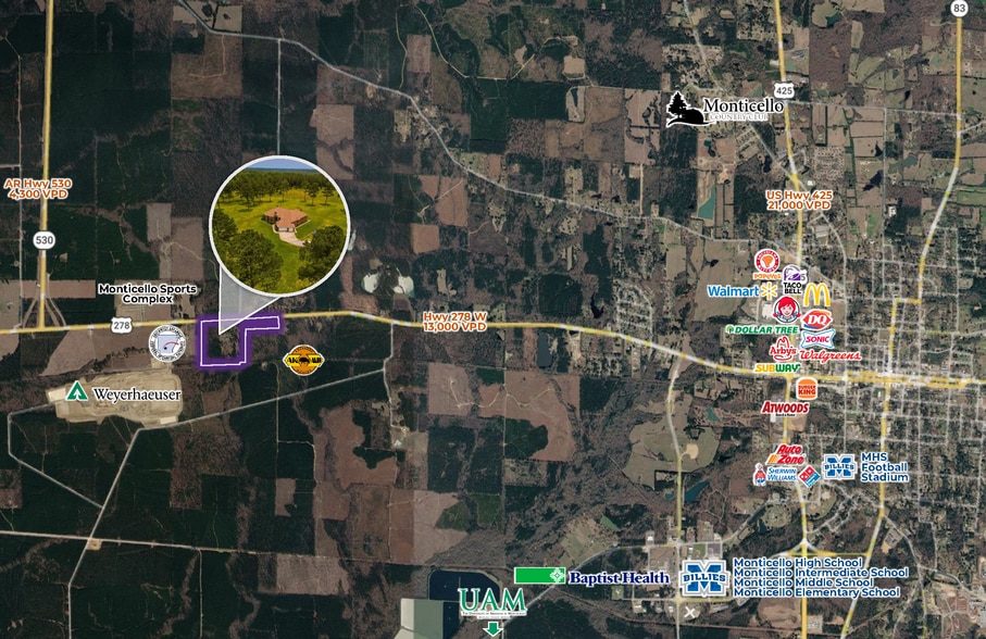 1843 US-278, Monticello, AR for sale - Building Photo - Image 2 of 28
