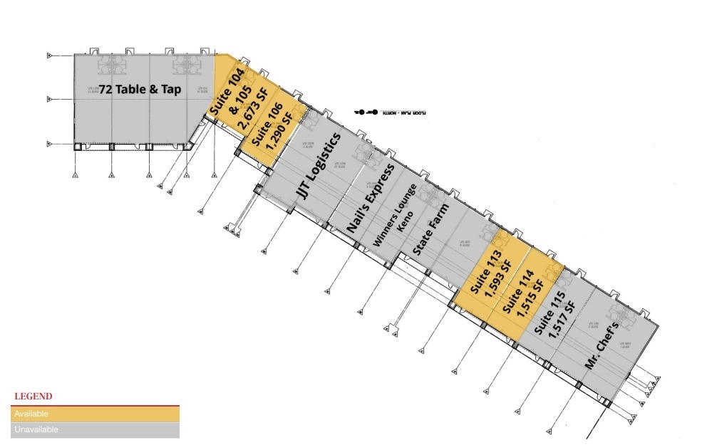 5413 S 72nd St, Omaha, NE à louer Plan de site- Image 1 de 1