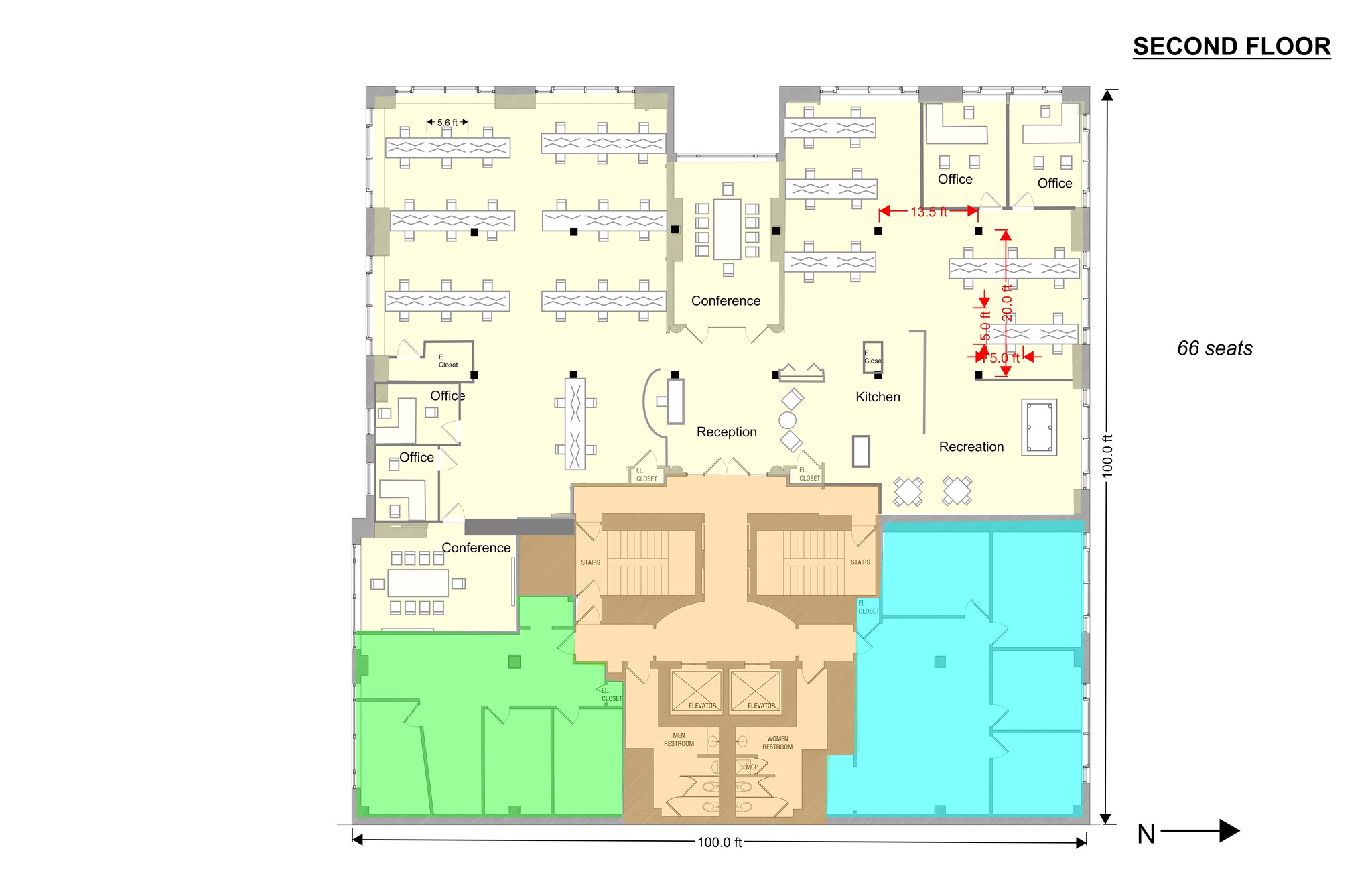 415 N LaSalle Dr, Chicago, IL à louer Plan de site- Image 1 de 3