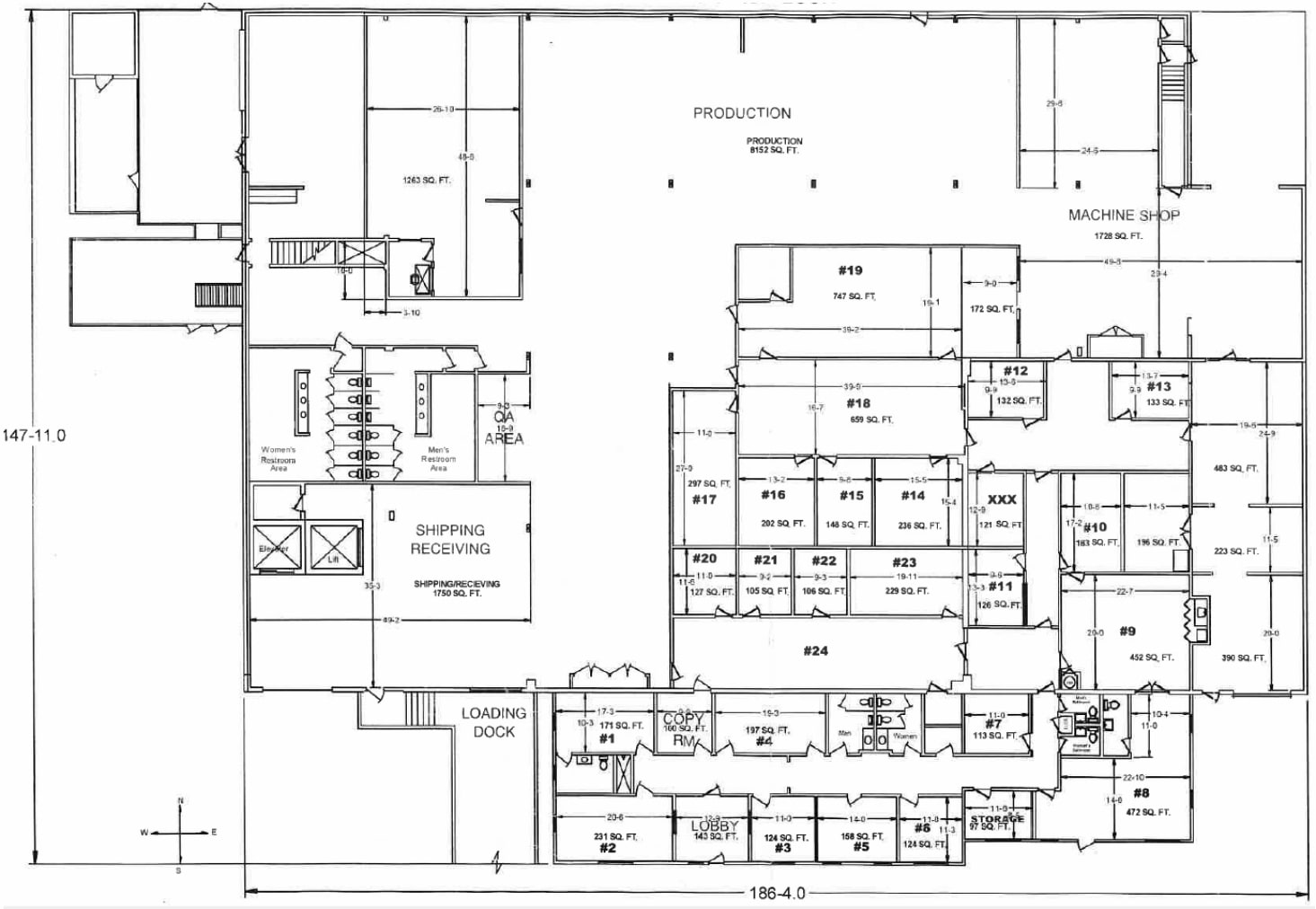 2151 Whitfield Industrial Way, Sarasota, FL à louer Plan d’étage- Image 1 de 1