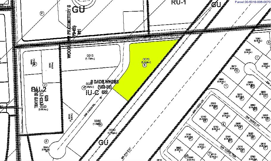 12001-12057 SW 114th Pl, Miami, FL à louer - Plan cadastral - Image 2 de 2