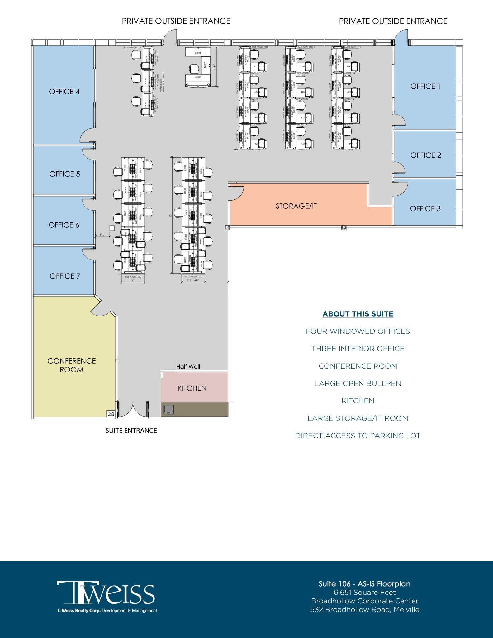 532 Broadhollow Rd, Melville, NY à louer Plan de site- Image 1 de 1