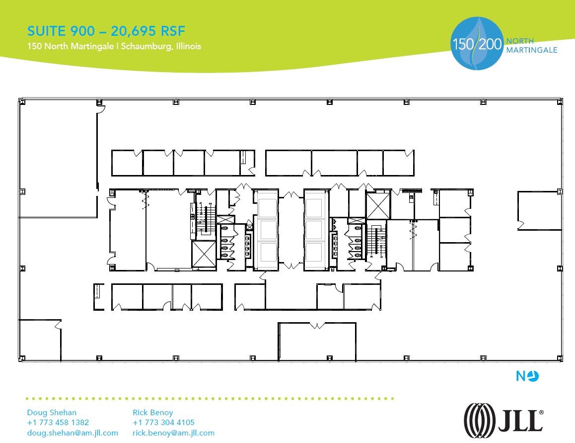 150 N Martingale Rd, Schaumburg, IL à louer Plan d  tage- Image 1 de 1