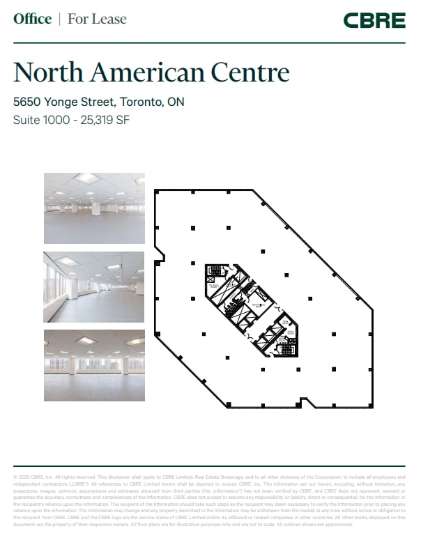 5650 Yonge St, Toronto, ON for lease Floor Plan- Image 1 of 1