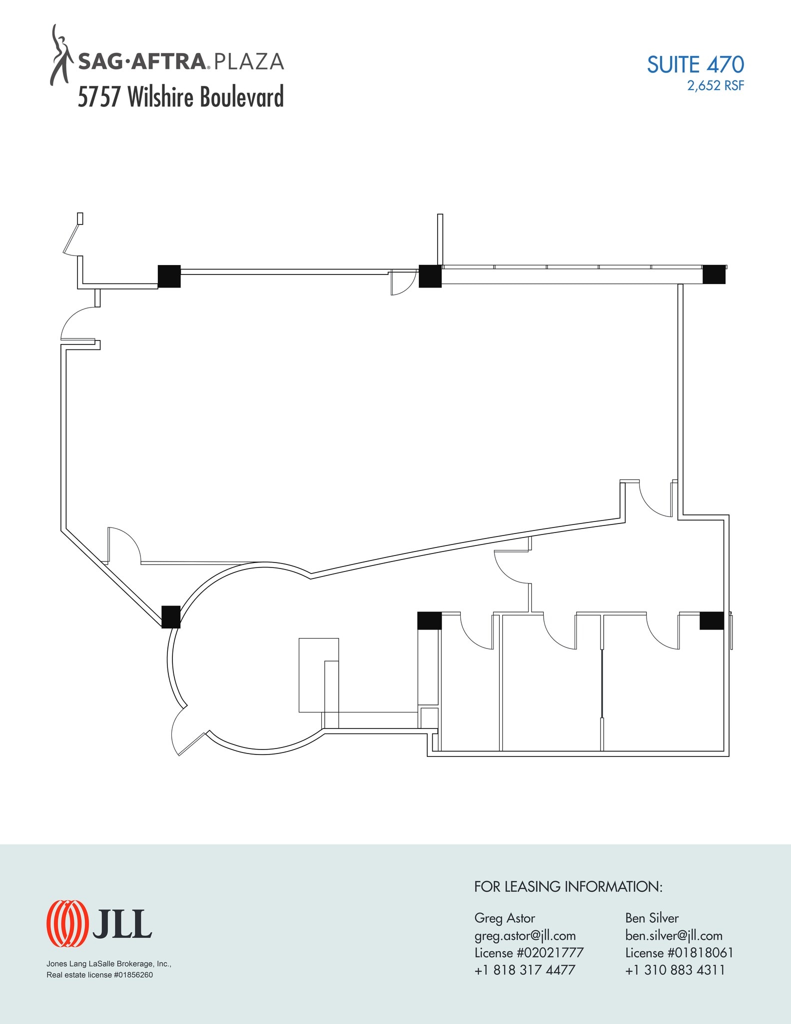5757 Wilshire Blvd, Los Angeles, CA for lease Site Plan- Image 1 of 1