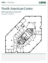 5650 Yonge St, Toronto, ON for lease Floor Plan- Image 1 of 1