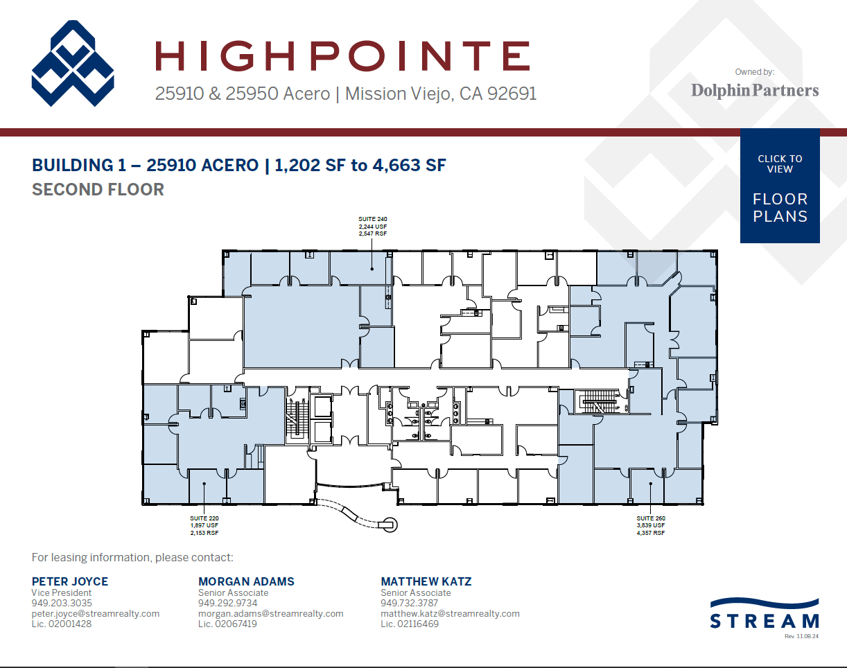 25950 Acero, Mission Viejo, CA à louer Plan d  tage- Image 1 de 1