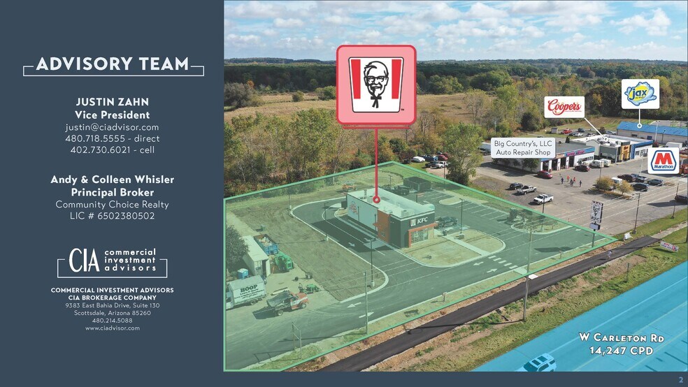 3335 Carleton rd, Hillsdale, MI à vendre - Photo du bâtiment - Image 2 de 5