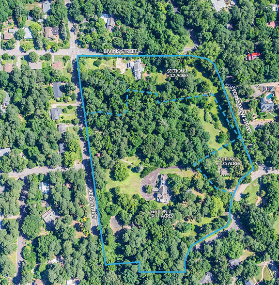 Forest Hills, Durham, NC for sale - Aerial - Image 1 of 1