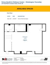 239 Hurffville Crosskeys Rd, Sewell, NJ for lease Floor Plan- Image 2 of 2
