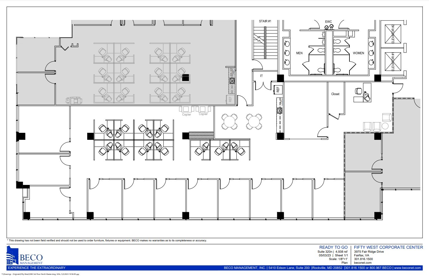 3975 Fair Ridge Dr, Fairfax, VA à louer Plan d  tage- Image 1 de 1