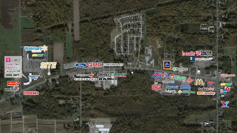 0 N. Ridge Road, Madison, OH à louer - Aérien - Image 3 de 3