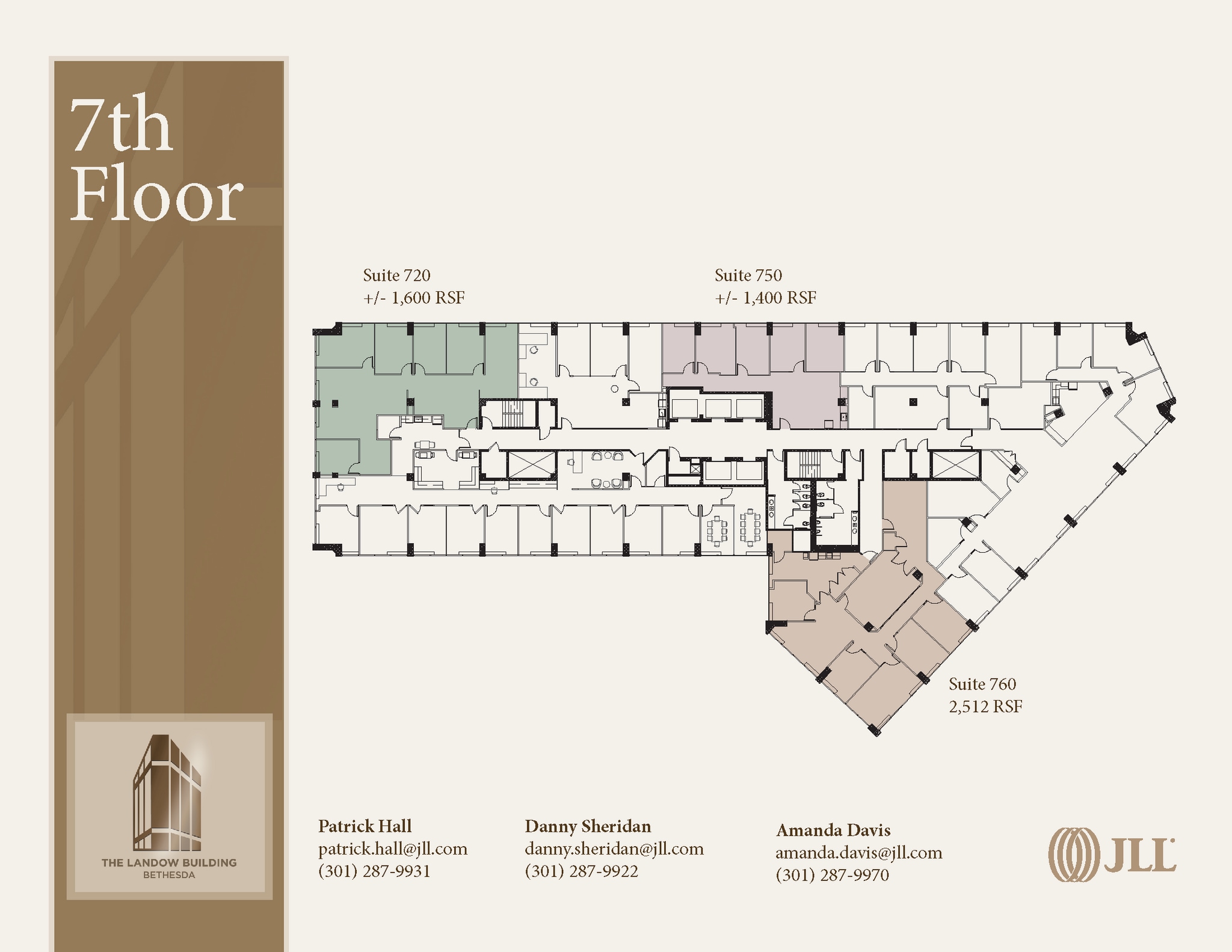 7910 Woodmont Ave, Bethesda, MD à louer Plan d’étage- Image 1 de 1