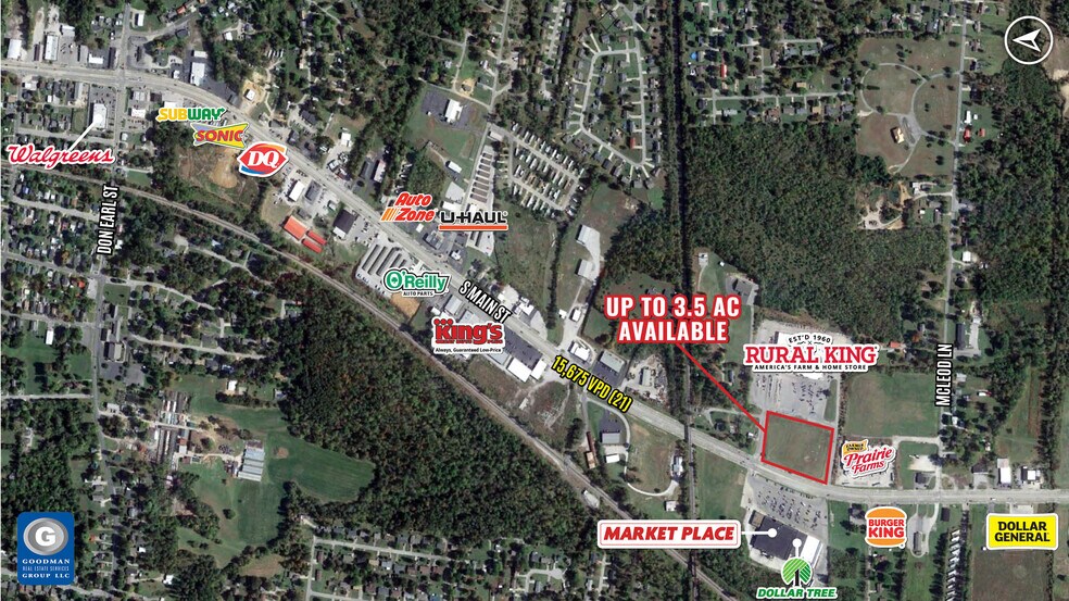 1650 S Main St, Madisonville, KY à vendre - Aérien - Image 2 de 2