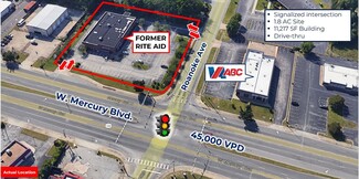 Plus de détails pour 4813 W Mercury Blvd, Hampton, VA - Vente au détail à louer