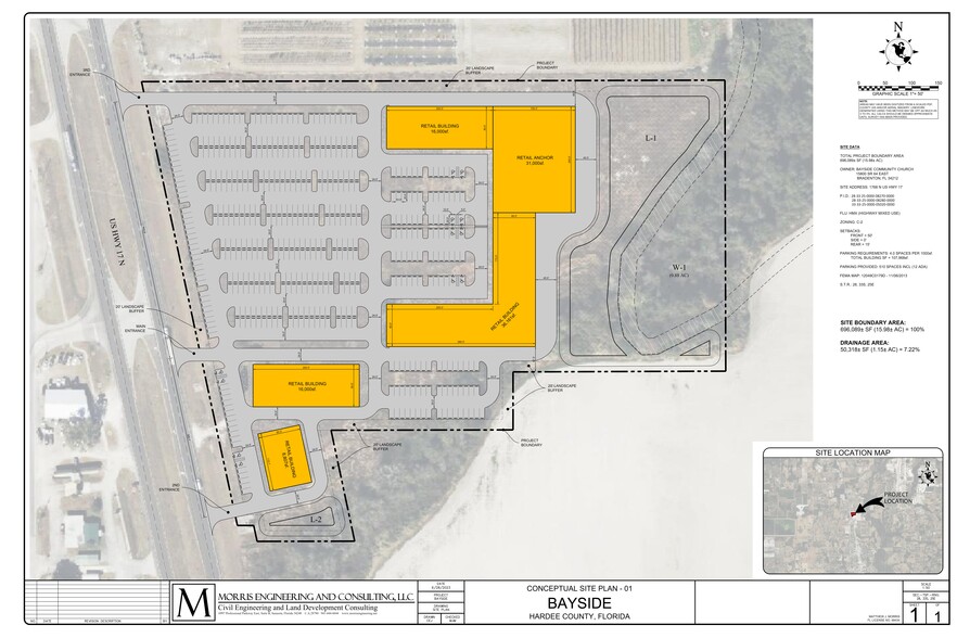 1768 US Highway 17 North, Wauchula, FL à vendre - Plan de site - Image 2 de 2