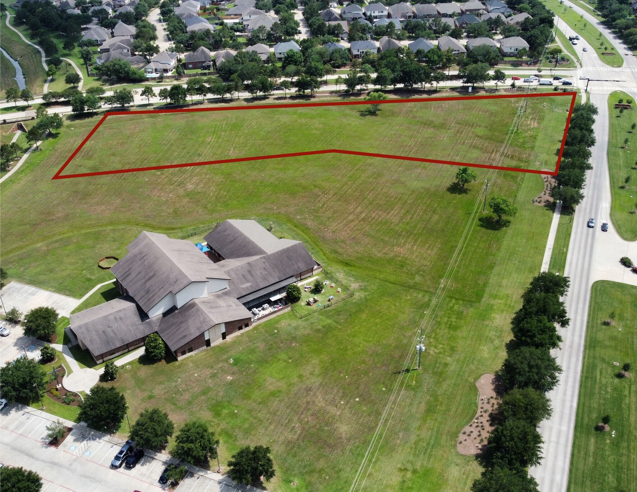 S Fry Rd & Spring Green Blvd, Katy, TX for sale Aerial- Image 1 of 2