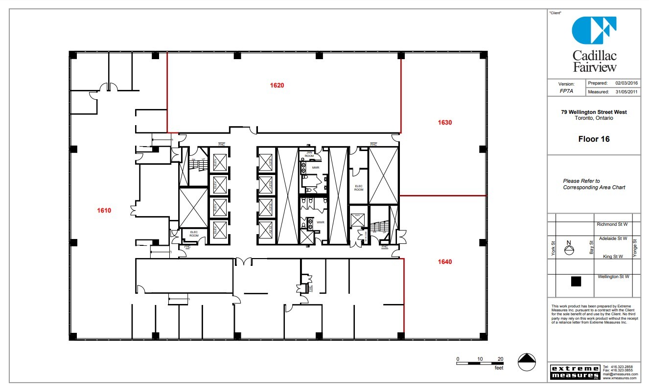 79 Wellington St W, Toronto, ON à louer Plan d  tage- Image 1 de 1