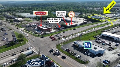 3856-3860 Miamisburg Centerville Rd, Dayton, OH - Aérien  Vue de la carte