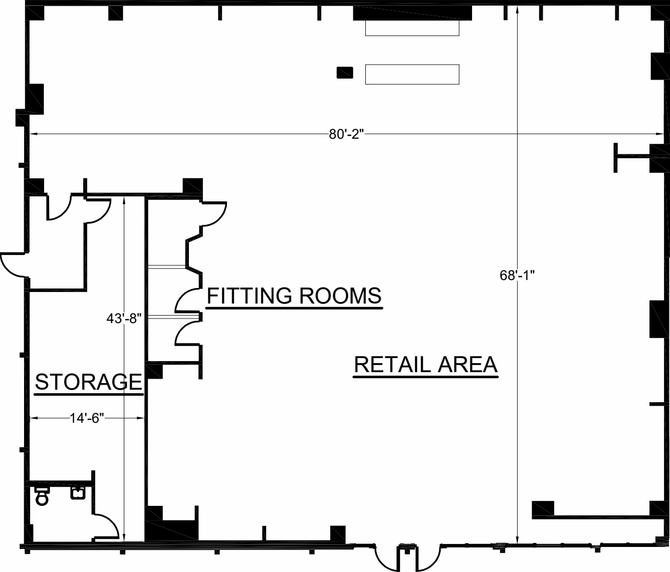 1234-1250 Howe Ave, Sacramento, CA à louer Plan d’étage- Image 1 de 1