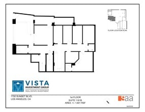 1706 W Sunset Blvd, Los Angeles, CA for lease Site Plan- Image 1 of 1