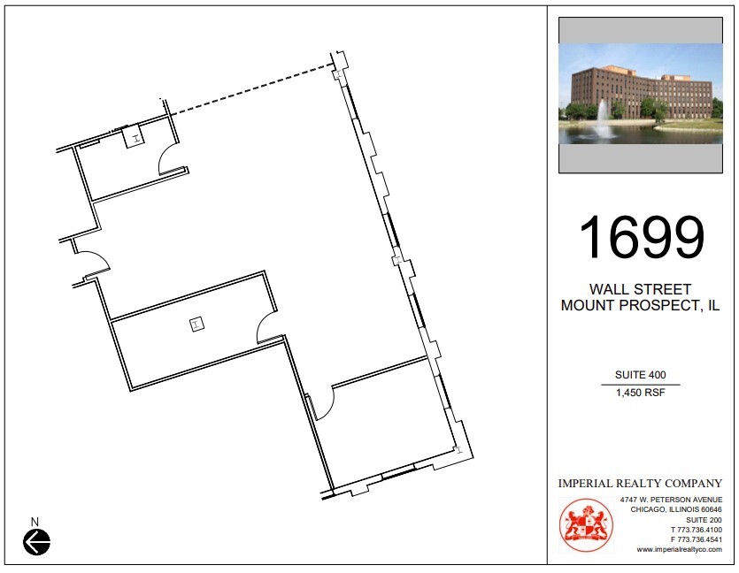 1699 Wall St, Mount Prospect, IL for lease Floor Plan- Image 1 of 6