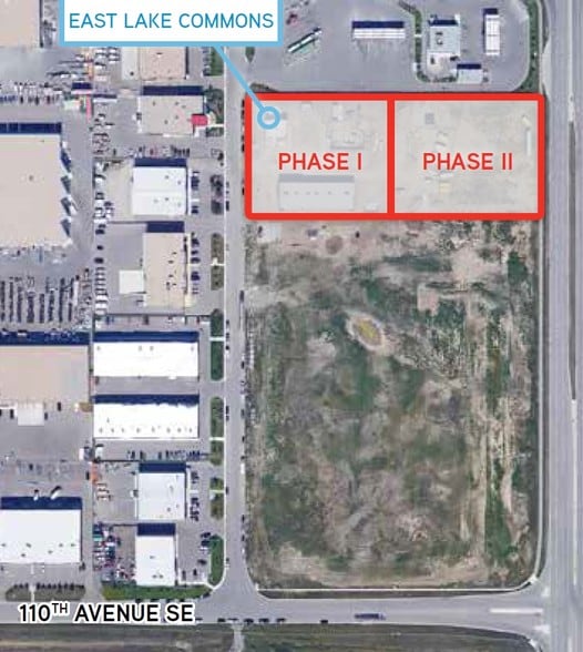 10822 50 St SE, Calgary, AB à louer - Aérien - Image 2 de 4