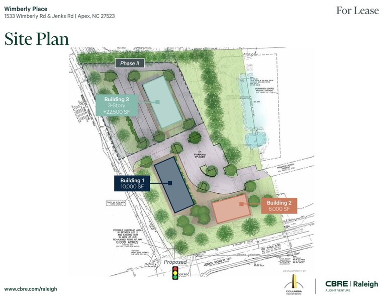 1533 Wimberly Rd, Apex, NC à louer - Plan de site - Image 2 de 2