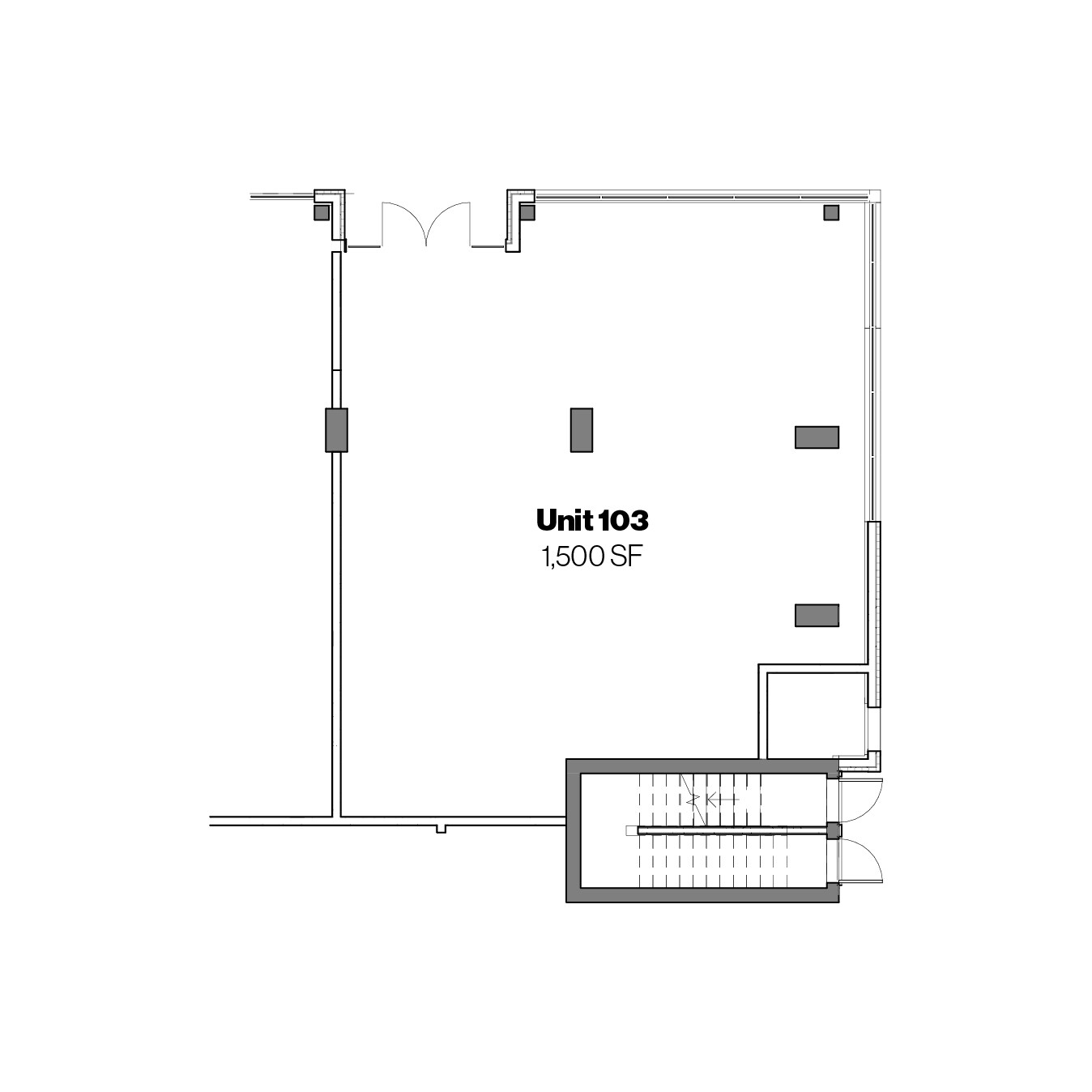 151 4 St NE, Calgary, AB for lease Floor Plan- Image 1 of 2