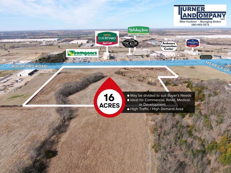 1470 Merrick Dr, Ardmore, OK à vendre - Aérien - Image 3 de 26