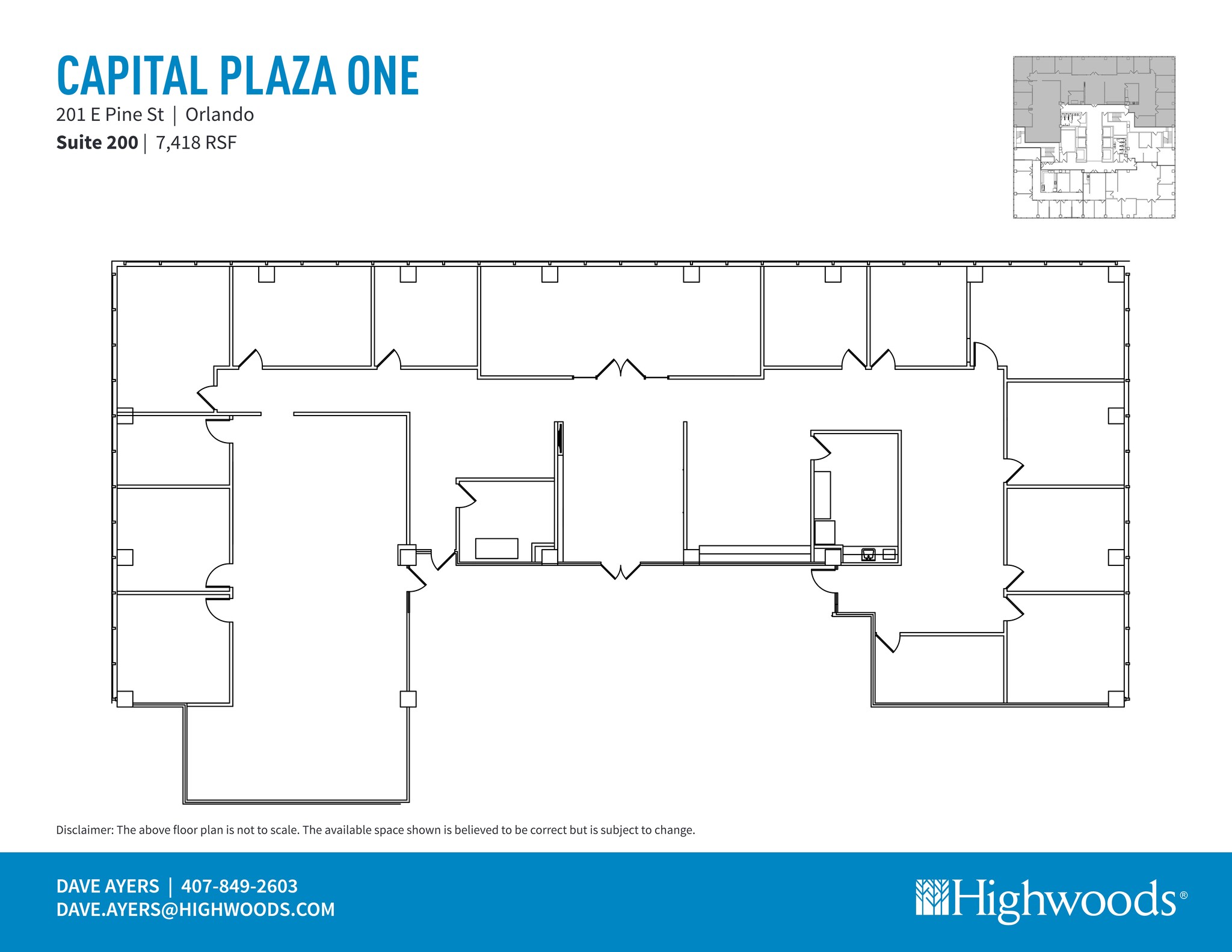 201 E Pine St, Orlando, FL for lease Site Plan- Image 1 of 1