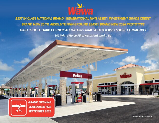 Plus de détails pour 301 Old White Horse Pike, Waterford Works, NJ - Commerce de détail à vendre
