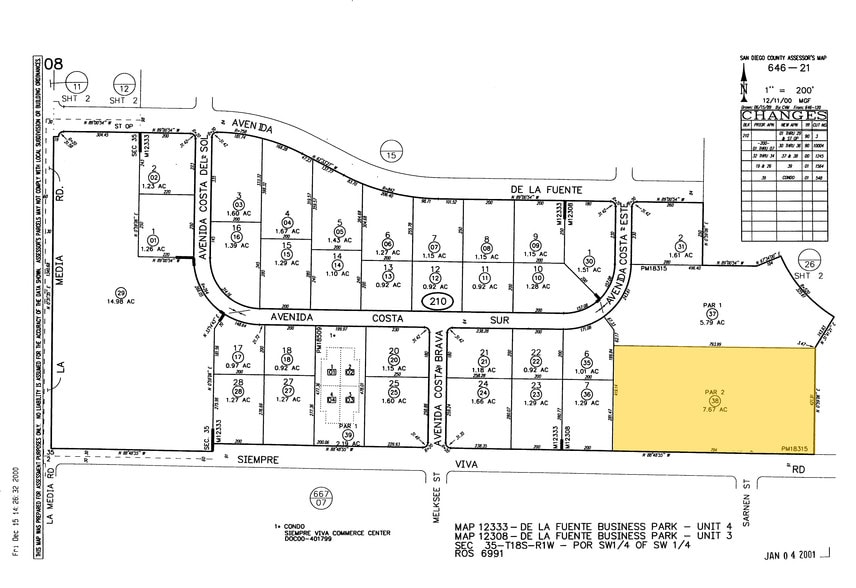 8830 Siempre Viva Rd, San Diego, CA à louer - Plan cadastral - Image 2 de 8