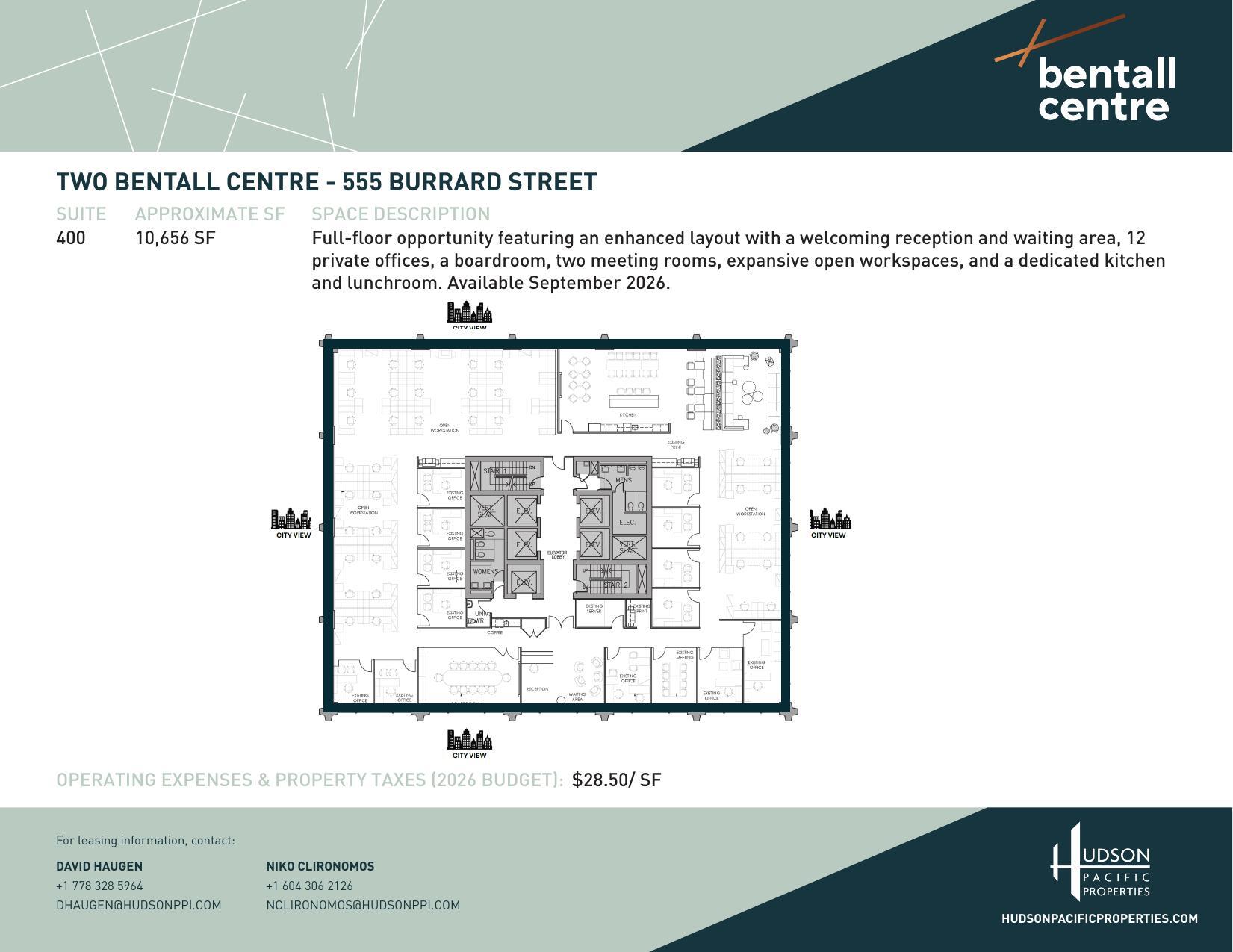 555 Burrard St, Vancouver, BC à louer Plan d’étage- Image 1 de 1