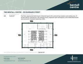 555 Burrard St, Vancouver, BC à louer Plan d’étage- Image 1 de 1