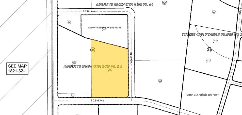 2255 N Pagosa St, Aurora, CO for lease - Plat Map - Image 2 of 8