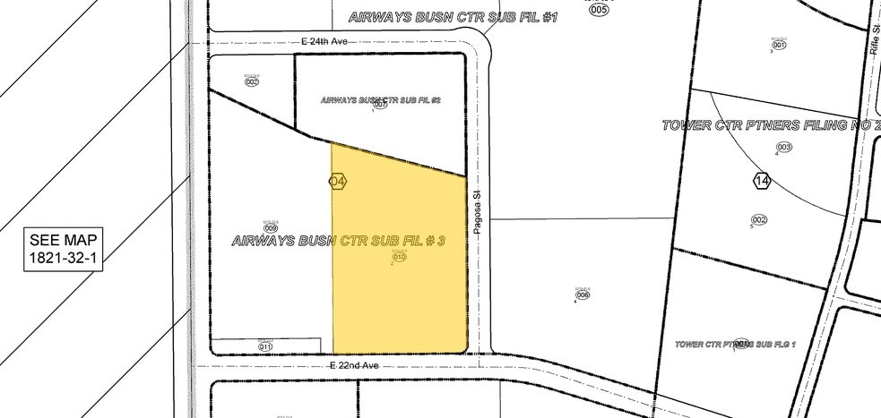2256 N Pagosa St, Aurora, CO for lease - Plat Map - Image 2 of 8