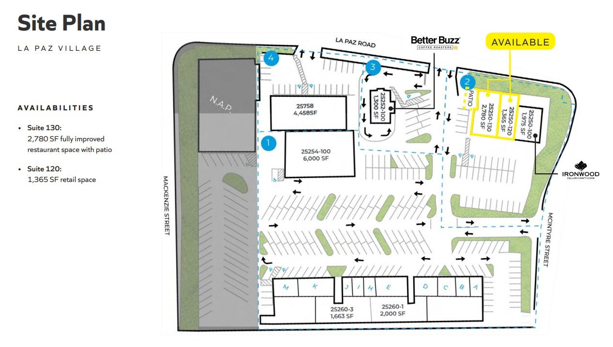 25250 La Paz Rd, Laguna Hills, CA à louer Plan de site- Image 1 de 1