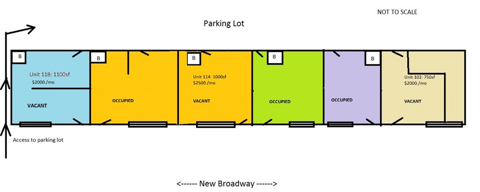 104 New Broadway, Gloucester City, NJ à louer - Plan d’étage - Image 2 de 4